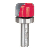 Dish Carving Router Bit with Top Bearing - 1/2" SH 5/8" CL 1/4" R