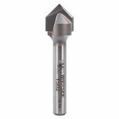 1502 90-Degree V Groove Router Bit 1/4" SH 1/2" D X 1/4" P X 1-7/8" OL