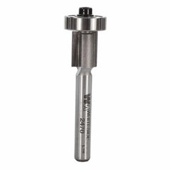 Overhang Trim Router Bit with Bottom Bearing Guide - 1/4" SH 3/8" CD 1/2" CL