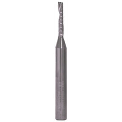 Single O-Flute Upcut Spiral Router Bit - 1/4" SH