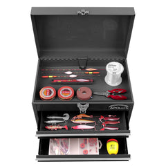2-Drawer Steel Chest Black