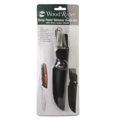 Fixed Blade Drop Point Skinner Knife for Hunting and Fishing - 8" - Unfinished Kit