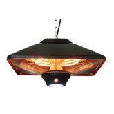 Infrared Electric Outdoor Heater - Hanging - LED - Black