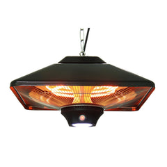 Infrared Electric Outdoor Heater - Hanging - LED - Black