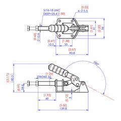 Straight Line Toggle Clamps