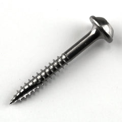 Pocket Hole Screw - #7 x 1-1/4" Fine - Stainless - 100 Piece