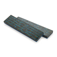 Poly Resin Knife Scales — 3/8" x 2" x 7" - Peacock - Pair