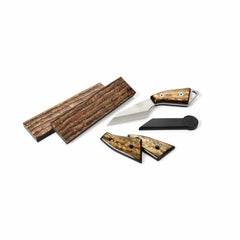 Poly Resin Knife Scales - 3/8" x 2" x 7" - Tigers Eye - Pair