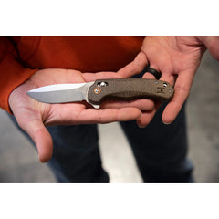 Stellar Linen Micarta Slide Lock Folder