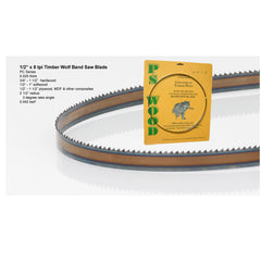 Bandsaw Blade - 133" x 1/2" x .025" x 8 TPI - Raker