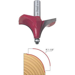 36-134 Quadra-Cut Beading Router Bit 1-1/8" Radius 1/2" Shank