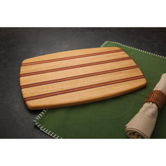 Exotic Cutting Board Kit - 3/4" x 10" x 16" - Angelim, Araracanga & Purpleheart