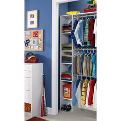 SuiteSymphony 12" W Starter Closet Tower Kit, Pure White