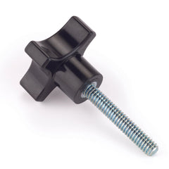 Knob, Four Arm with 3/8"-16 x 1-1/2" Stud