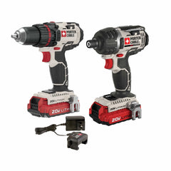 20V MAX Cordless 1/2" Drill/Driver & 1/4" Hex Impact Driver Combo Kit
