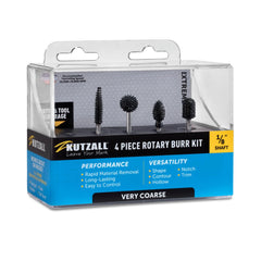 Extreme Rotary Burr Kit - 1/8" Shaft - Very Coarse - 4 Piece