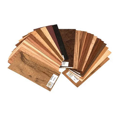 Wood ID Kit and Veneer Sample Pack - 4" x 9" - 25 Piece