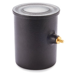 Ceramic Coffee Mug Turning Kit w/ Ceramic Lid - Black and Tan - 12 oz