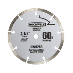 4-1/2" Compact Diamond Circular Saw Blade, Model RW9283