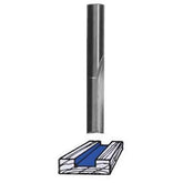 Single Flute Straight Router Bit - Solid Carbide - 1/4" SH