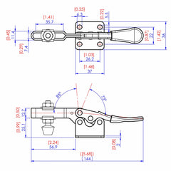Low Silhouette Toggle Clamp