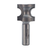 1432 Half Round (Bull Nose) Router Bit 1/2" SH 1/4" R X 1/2" Co X 1" CL 1-1/8" D