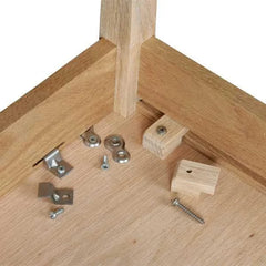 Table Top Fasteners with Screws - Z Clip - 8 Piece