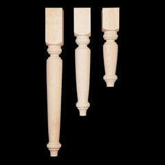 Butcher Block Style Table Leg - Pine