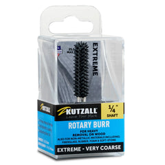 Extreme Ball Nose Burr, 1/8" Shaft, Very Coarse (1/4" x 1/2")