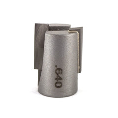 Screw Type Helix Mortise Bit w/Downshear - Cutter Only 41/64CD 5/8" CL 7/8" OL 2 FL
