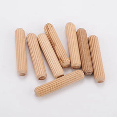 Fluted Wooden Dowel Pins