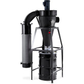 V-System 3000 55-Gallon Cyclone Dust Collector with Stand - HEPA GFM - 3 HP 1 Ph 230V