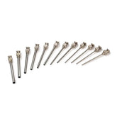 Stainless Steel Luer Lock Applicator Tips - Assorted Sizes - 12 Piece