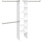 SuiteSymphony 16" W Starter Closet Tower Kit, Pure White