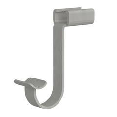 Premium Wood Shelf Hang Rod Support, Satin Nickel