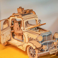 Vintage Car 3D Wooden Puzzle Kit