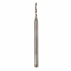 Single O-Flute Upcut Spiral Router Bit - 1/4" SH