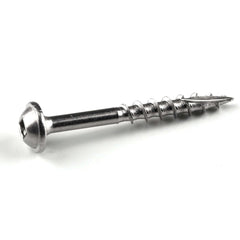 Pocket Hole Screw - Coarse - Square Drive - 305 Stainless Steel
