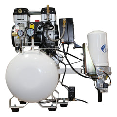 2HP 220V 10 Gallon Oil-Free Steel Tank Air Compressor with Air Drying System