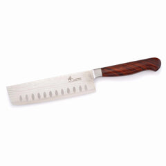 Nakiri Knife for Cutting Delicate Vegetables - 11-1/2" - Damascus - Unfinished Kit