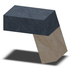 Bevel Undermount Bowl Bit 12 Degree w/BB300 Bearing 1/2" SH 3" OL 2 FL 1/2" -3/4" MATERIAL THICKNESS