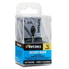 Extreme Flame Burr, 1/8" Shaft, Very Coarse (1/4" x 1/2")