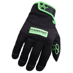 Grasper Gloves, Black/Green, XL