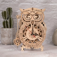Owl Clock Model Kit