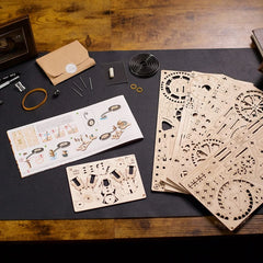 Engine Clock Wooden Craft Kit