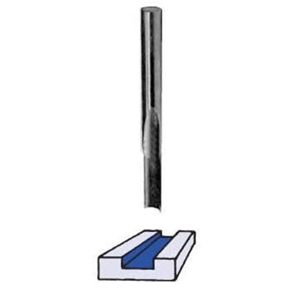O-Flute Straight Router Bit