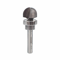 Round Nose / Core Box Router Bit with Bearing Guide - 1/4" SH