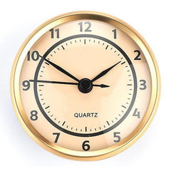 Clock Fit-up Arabic with Dial and Brushed Gold Bezel