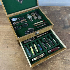 EDC Desktop Case, Model 1401, Golden Oak