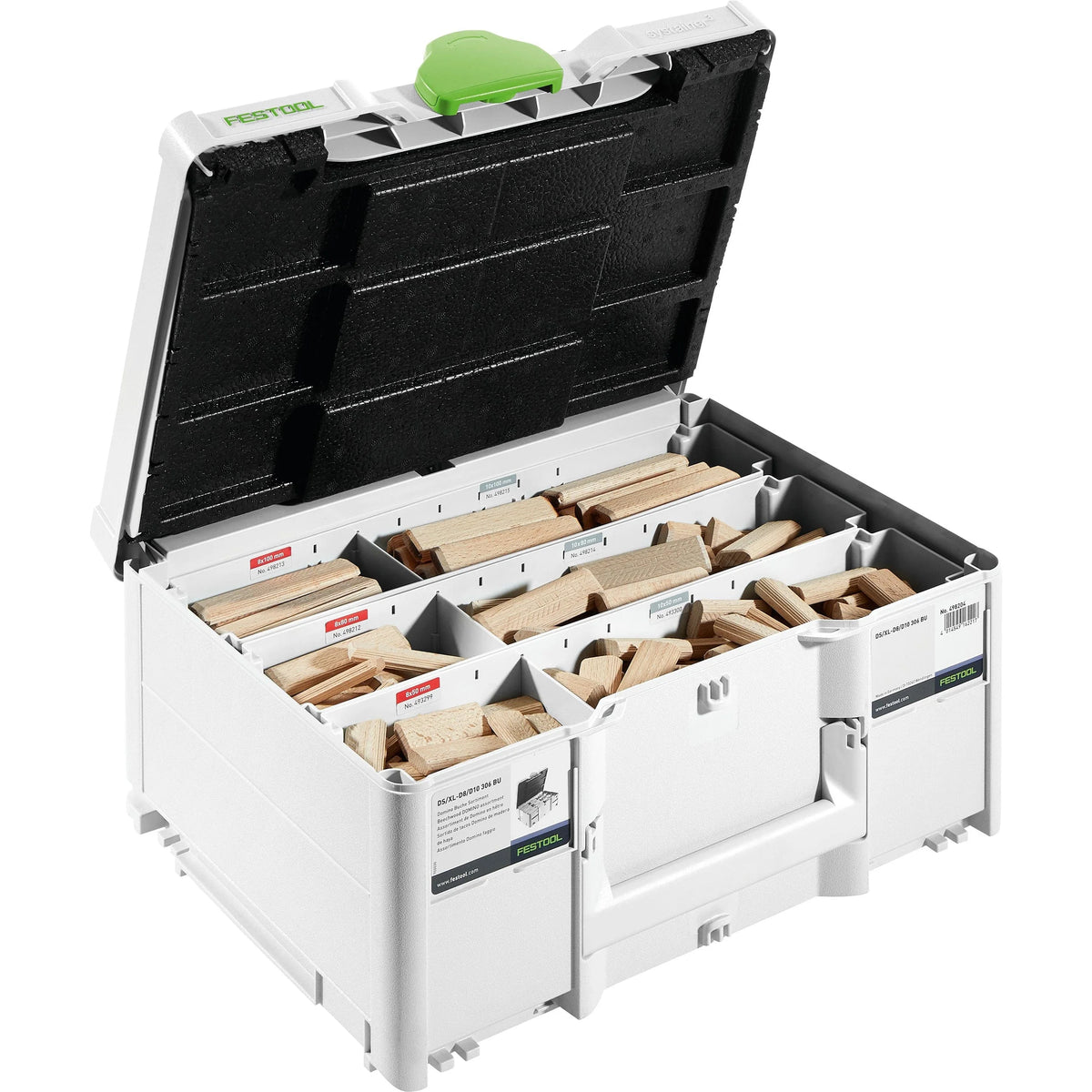 Domino Cutter and Tenon Assortment with Systainer³ - 8 mm & 10 mm